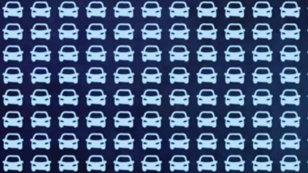 Megtalálod a buszt a kocsik közt? 10 másodperced van!