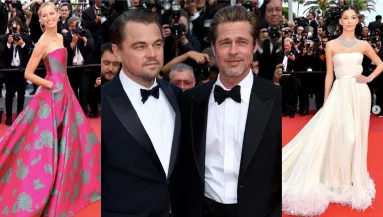 Brad Pitt elsírta magát, DiCaprio barátnővel érkezett - bemutatták Tarantino új filmjét! 