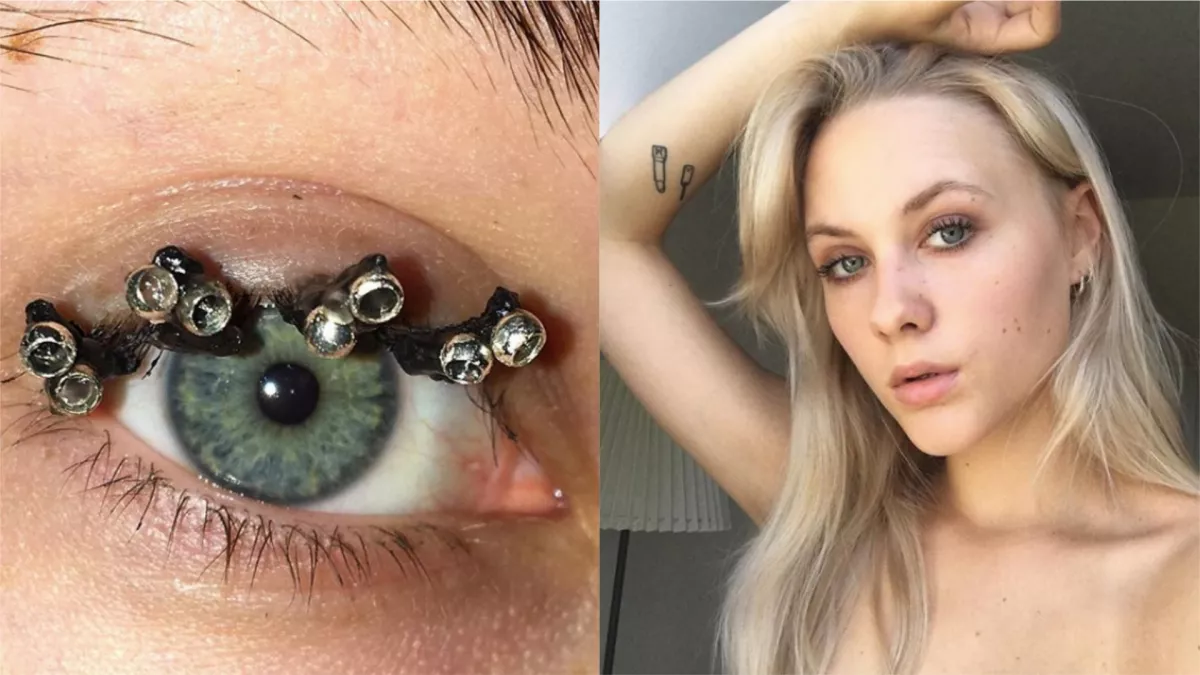 Göndör szempilla az új őrület! Ez a lány forradalmat indított - Fotók