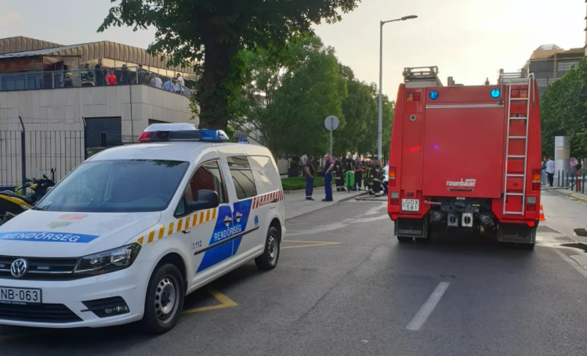 Bréking! Tűz a MOM Sportközpontban, egy 8 éves kislány meghalt!