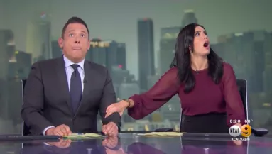 Az esti híradó alatt jött a földrengés - Videó