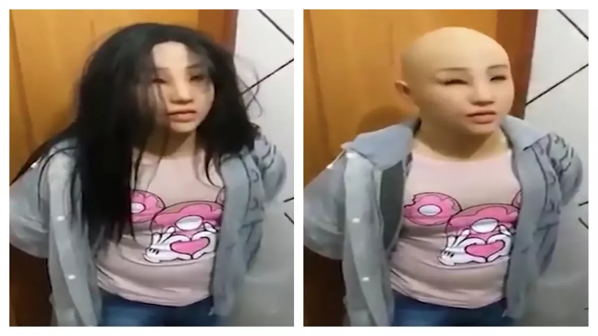 Besírsz! Saját lányának maszkírozta magát, így akart meglépni a sittről a bűnöző - Videó