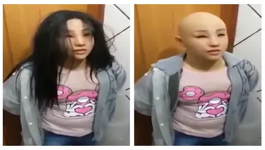 Besírsz! Saját lányának maszkírozta magát, így akart meglépni a sittről a bűnöző - Videó