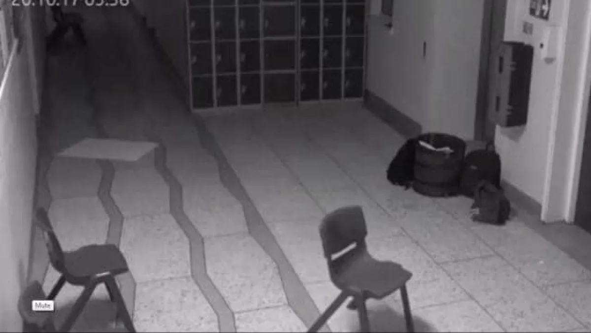 Hátborzongató felvételeket rögzített az iskola ipari kamerája! - Videó