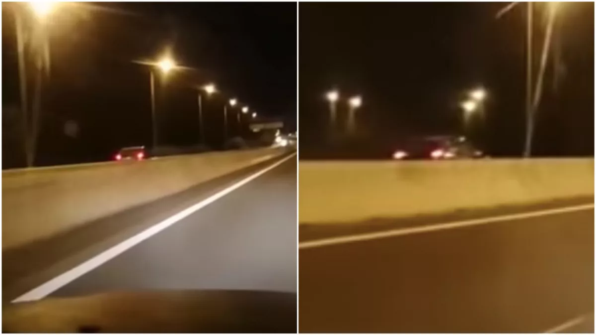 Hátborzongató videó készült: öngyilkos lett a forgalommal szemben hajtó nő! - Videó