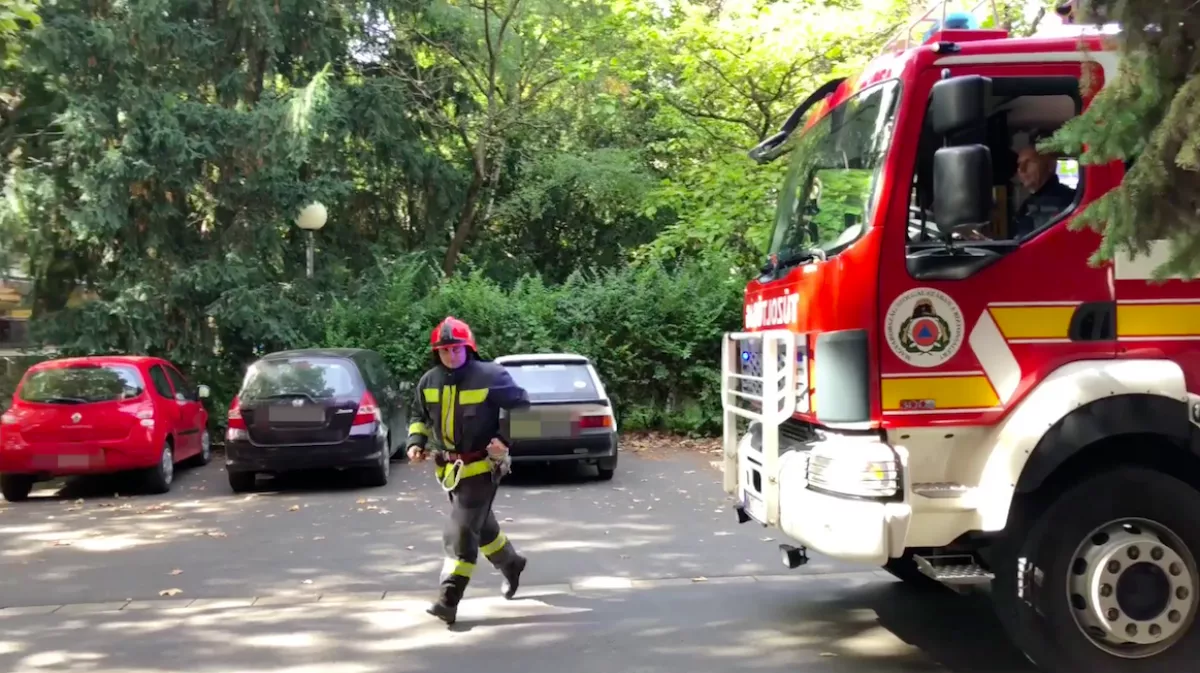 Szirénázva ment ki a békéscsabai tűzoltó a saját otthonához - Megható dolog történt - Videó