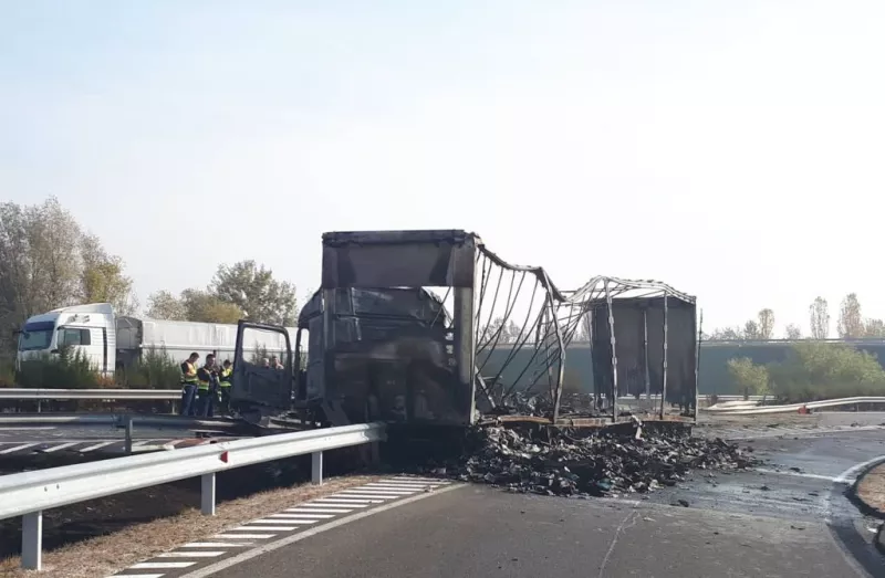 A baleset 2019. október 28-án 2 óra 30 perc körül történt az autópálya 146-os kilométerszelvényében, ahol egy kamion és két személygépkocsi ütközött össze. A balesetben hét ember meghalt. 