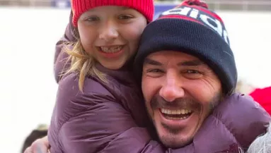 Kislányával posztolt David Beckham! Óriási balhé keveredett belőle - Fotók