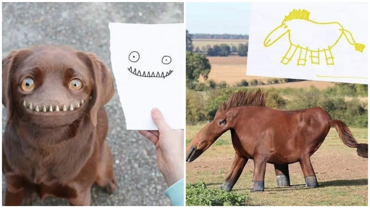 Így nézne ki, ha a gyerekeid rajzai valósággá válnának - Fotók