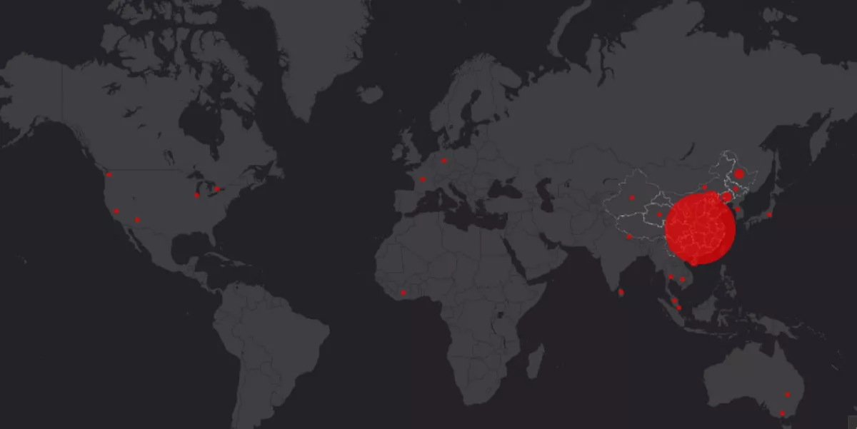 Élő világtérkép: itt találtak koronavírussal fertőzött embereket!
