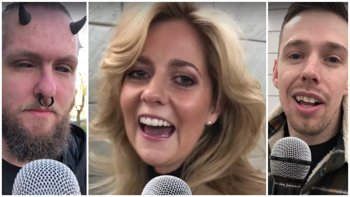 Mikrofont dugtak a nő orra alá a metróban, olyat énekelt, hogy felrobbant a net - Videó