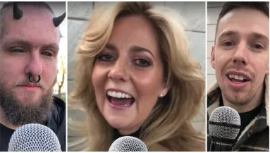 Mikrofont dugtak a nő orra alá a metróban, olyat énekelt, hogy felrobbant a net - Videó