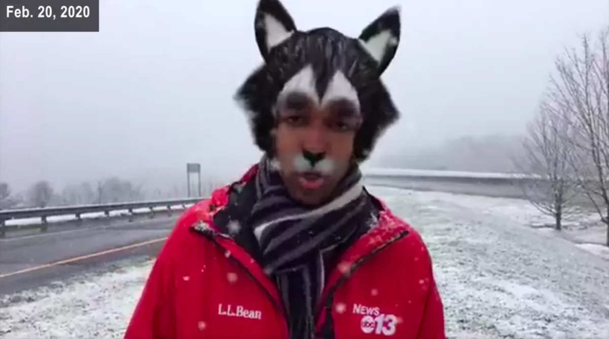 Besírsz! Bekapcsolva hagyta a filtereket az Emmy-díjas riporter, zseniális lett az időjárásjelentése! - Videó