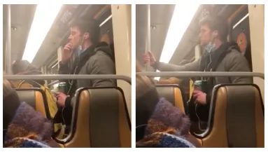 Vérlázító videó: nem hiszed el, mit tett a maszkos férfi a metrón! - Videó