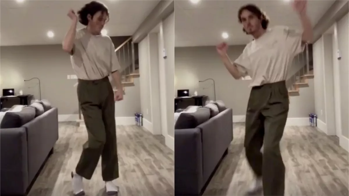 Félelmetes alak tűnt fel a TikTok-os táncvideójában - pedig egyedül volt otthon! - Videó