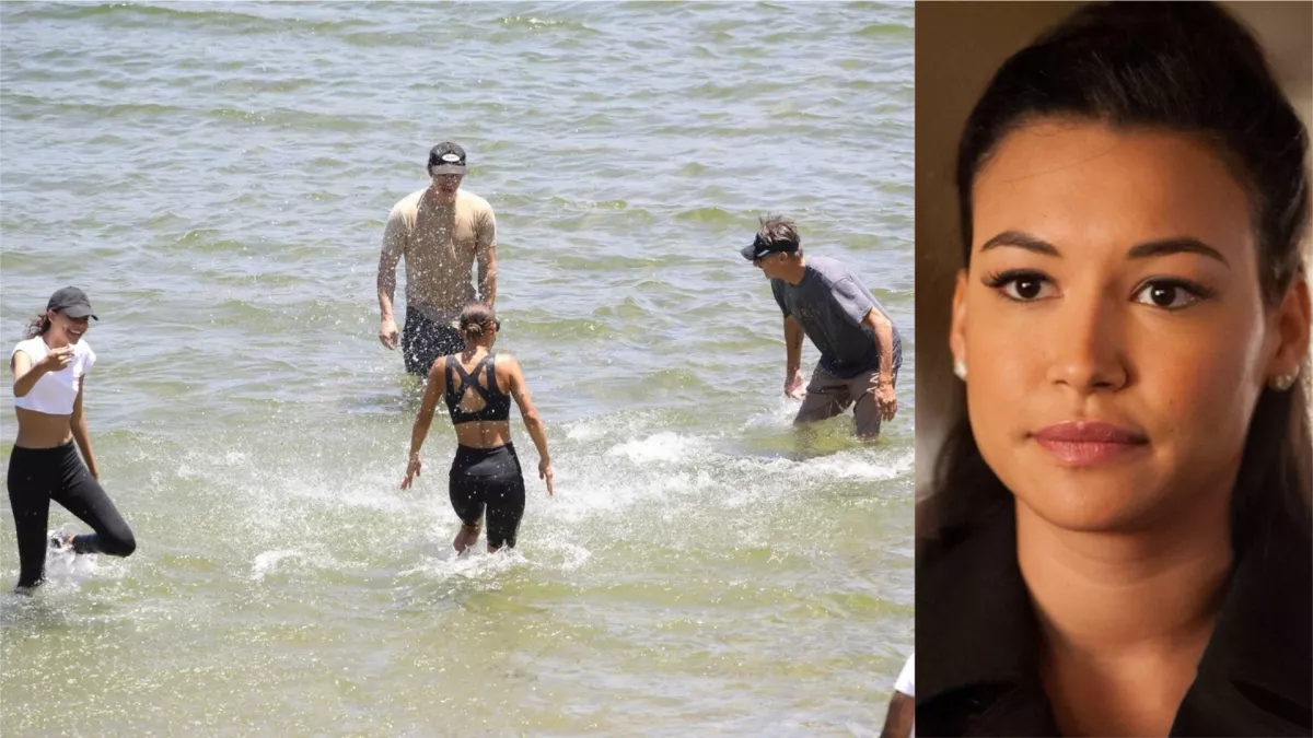 Döbbenet! Boldogan pancsol Naya Rivera családja és exe a Piru-tóban. Kiderült, miért - Fotók