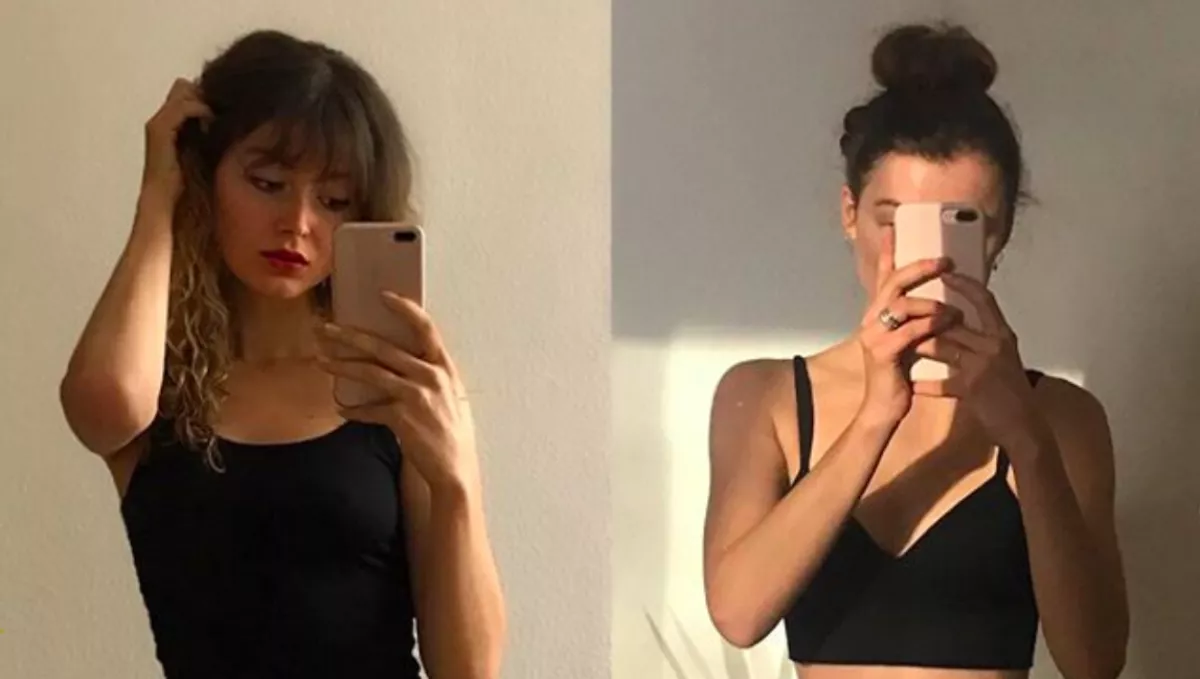 Zseni a csaj! Elrontott képekkel tanítja meg a tuti Insta-pózokat Hannah! - Fotók