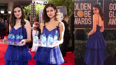 Végig photobombolta a Golden Globe-ot, így néz ki ma a vizes hoszteszlány! - Fotók  