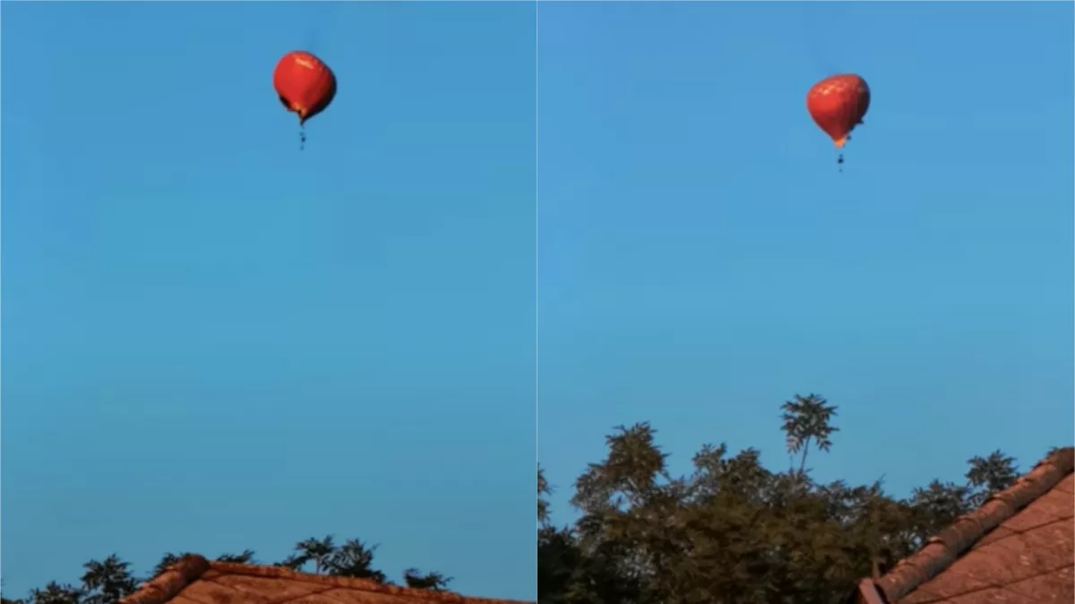 MEGRÁZÓ FELVÉTELEK: Felrobbant és kigyulladt egy hőlégballon Fejér megyében