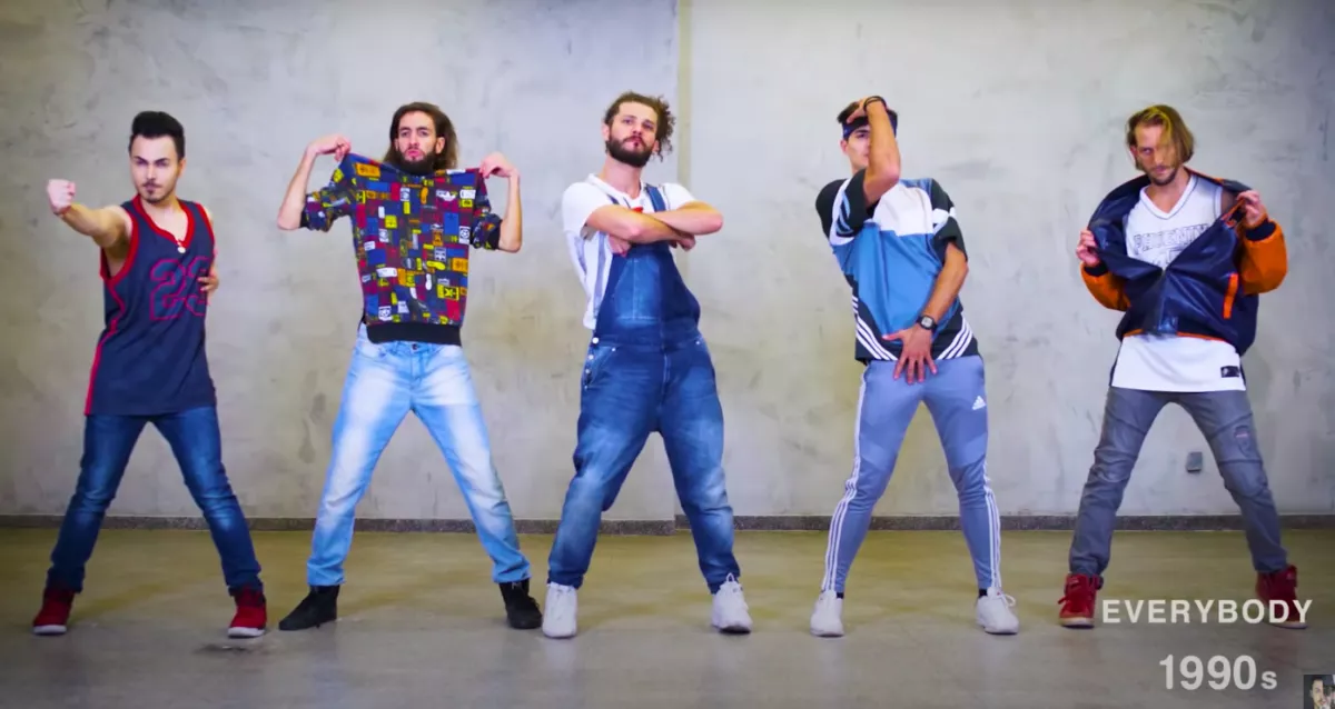 78 millió megtekintés: ez az 5 srác megmutatja a tánc fejlődését!