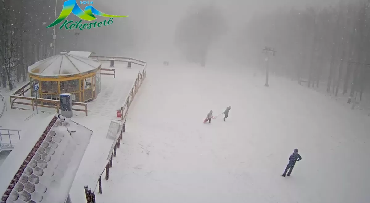 ÉLŐBEN A KÉKESTETŐ: többfelé havazik az országban! - Videók
