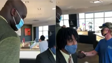 Kifizette a számlát a 216 centis kosársztár, amikor meglátta, mit vesz a férfi az ékszerboltban - Videó