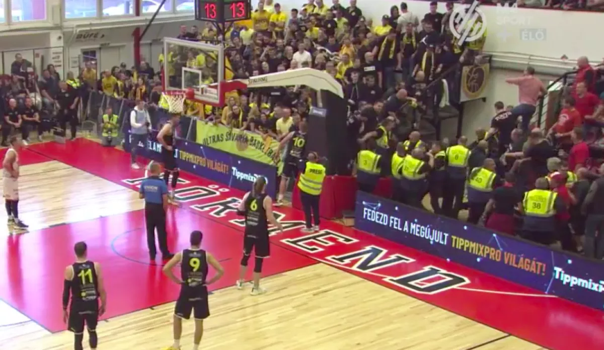 VIDEÓ: Tömegverekedés a Körmend - Falco kosámeccsen - Itt a rendőrség közleménye!