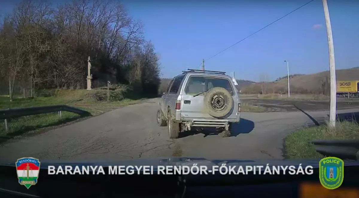 NETEN A VIDEÓ: áthajtott a rendőrön a 29 éves férfi!
