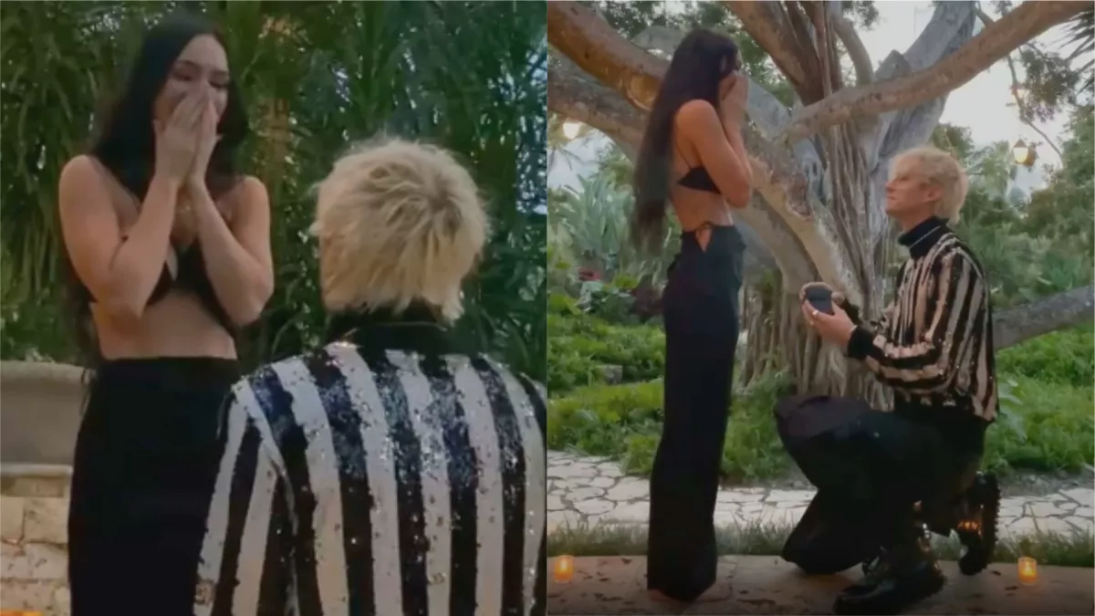 VÉRES SZERTARTÁS: Megan Fox és Machine Gun Kelly eljegyzésétől sokak gyomra felfordul - FOTÓK