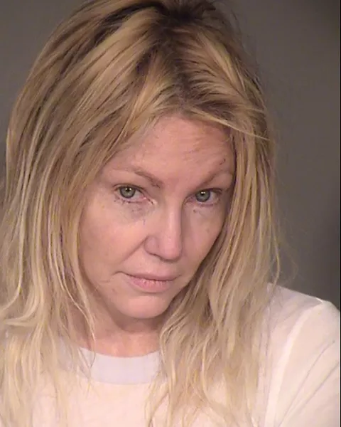 Heather Locklear rendőrségi fotó