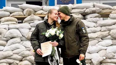 A NAP KÉPE UKRAJNÁBÓL: a szerelem mindig győz!