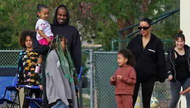 Váratlan fordulat: Kim Kardashianról és Kanye Westről közös képek készültek