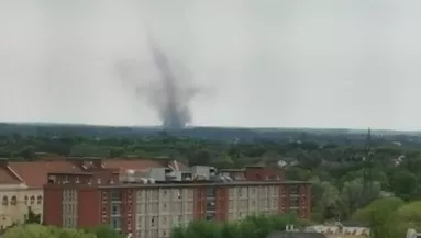 Tornádó csapott le Debrecen határában - Videó