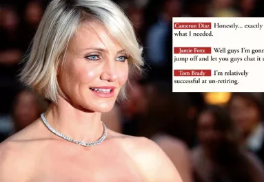 Ez a chat bizonyítja: Cameron Diaz 8 év után visszatér a filmvászonra