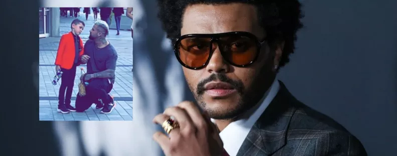 Meglátta a Twitteren egy síró, 6 éves rajongója fotóját, hihetetlen dolgot tett The Weeknd