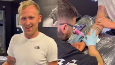 Mekkora ötlet már: a hétgyermekes apuka forradalmi tetkót varratott - Videó