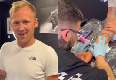 Mekkora ötlet már: a hétgyermekes apuka forradalmi tetkót varratott - Videó