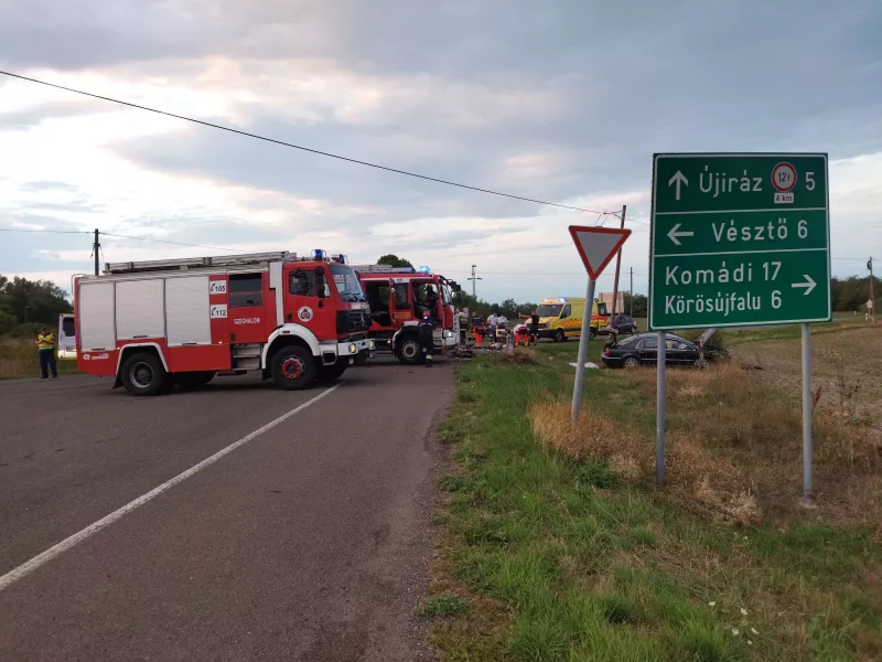 Vésztői halálos baleset