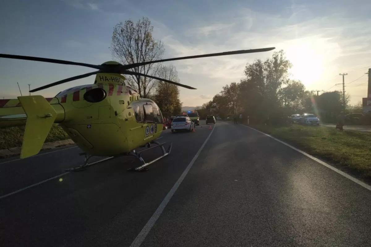 Mentőhelikoptert is riasztottak - brutális baleset a főúton
