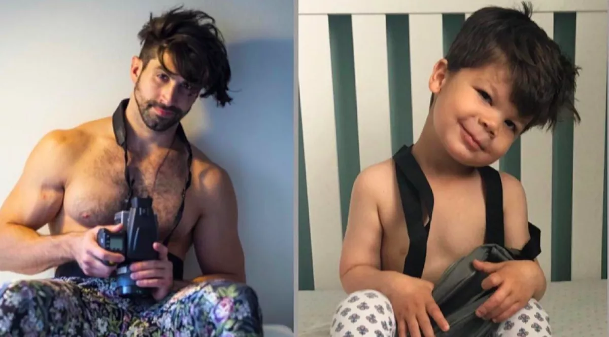 Meglepetést akart a tesójának az anyuka a képpel, világsztárok lettek - Fotók