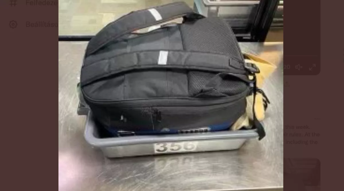 Bicskanyitogató, mit találtak a reptéri biztonságiak ebben a táskában - Fotók