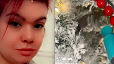 Megállt a szíve Ginának, amikor meglátta, mit rejt a karácsonyfája - Videó