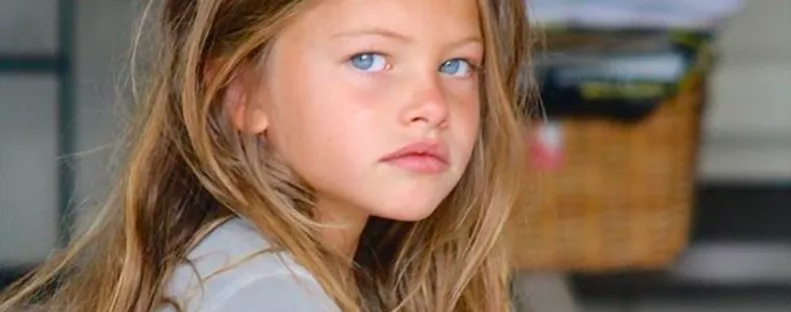 Thylane már a múlt: ezt a 9 éves kislányt tartják a világ legszebbjének - Fotók