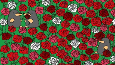 Beleőrülsz ebbe a valentin-napi kvízbe: megtalálod a 3 szívet a rózsák közt?