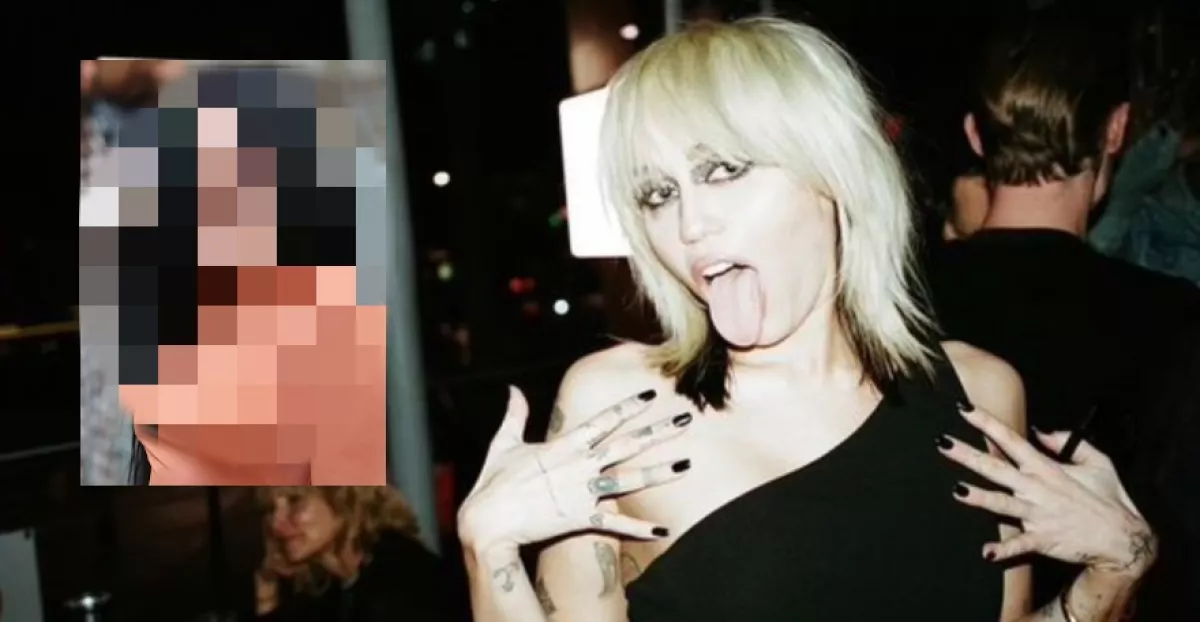 "Szakadt gepárd" - Szemöldök és fehérnemű nélkül sokkol Miley Cyrus 23 éves húga - Fotók