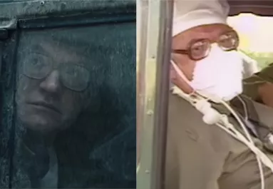 Csernobil: egymás mellé tették a film és a valóság képeit, a videó felrobbantja a netet