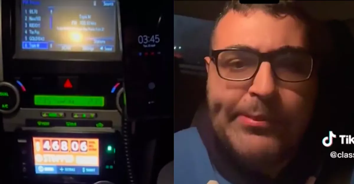 Elaludt a srác a taxiban: amikor felébredt, nem hitt a szemének - Videó