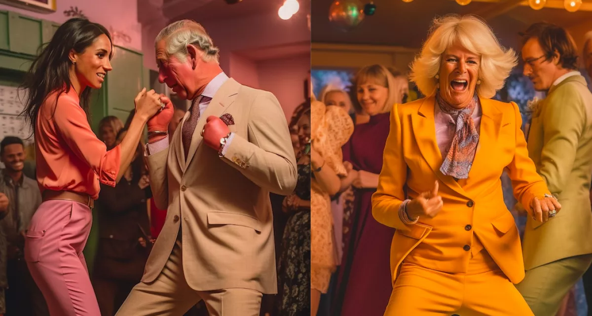 Károly király koronázási afterpartyjáról készített képeket a mesterséges intelligencia - letarolják a világot - Fotók