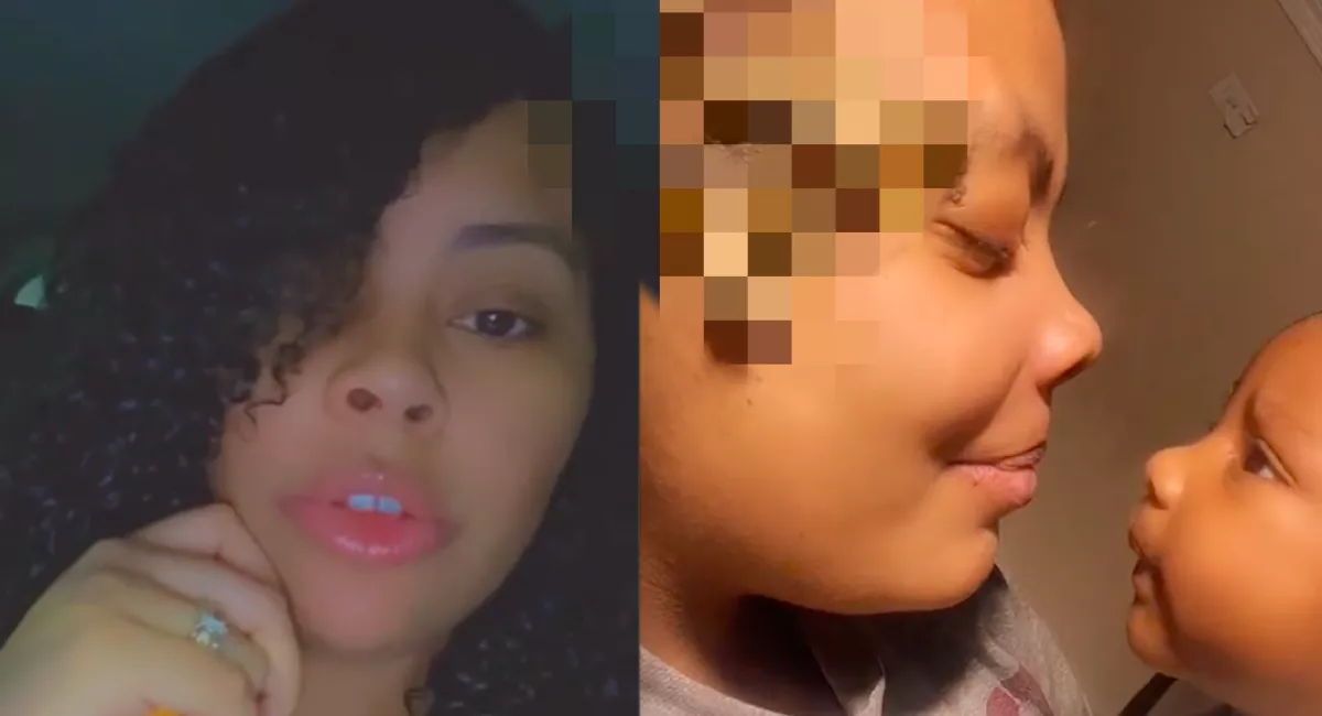 Amikor a nő világra hozta a gyermekét, úgy érezte, szétrobban valami az arcán - Fotók