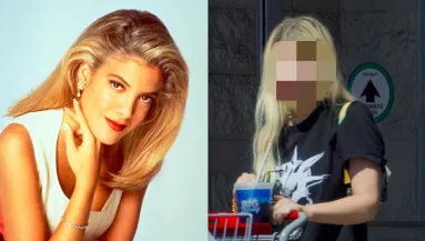 Smink nélküli képe sokkolja a Beverly Hills 90210 rajongóit - Ezért válik az 50 éves színésznő? - Fotók